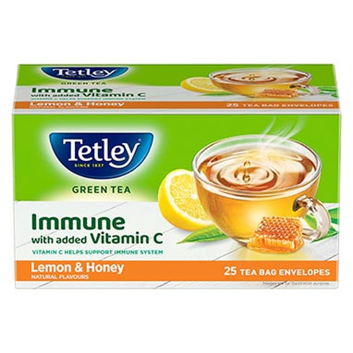 Green Tea Immune Lemon & Honey (25 Tea Bags)