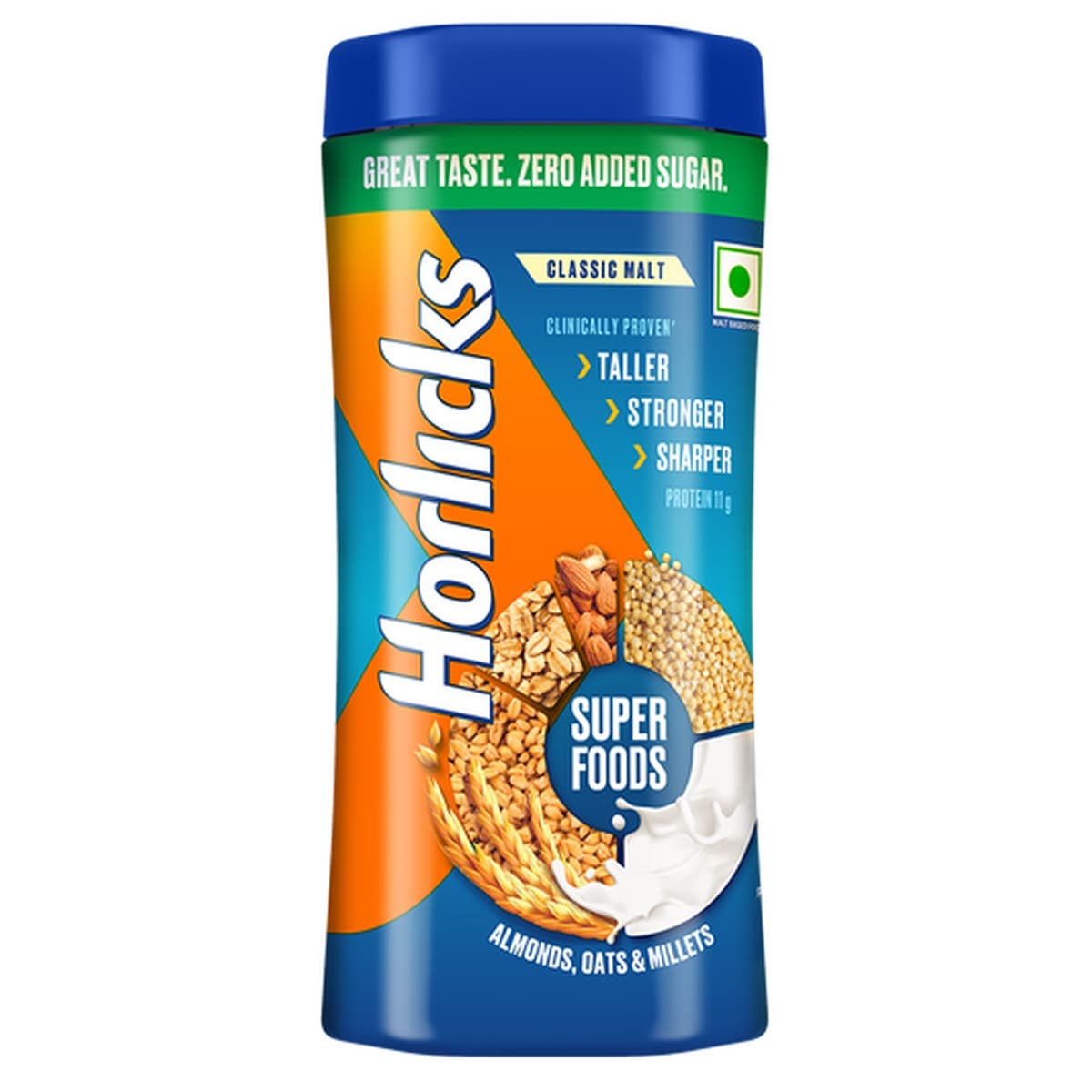 Classic Malt Super Foods Health Drink (Zero Added Sugar)