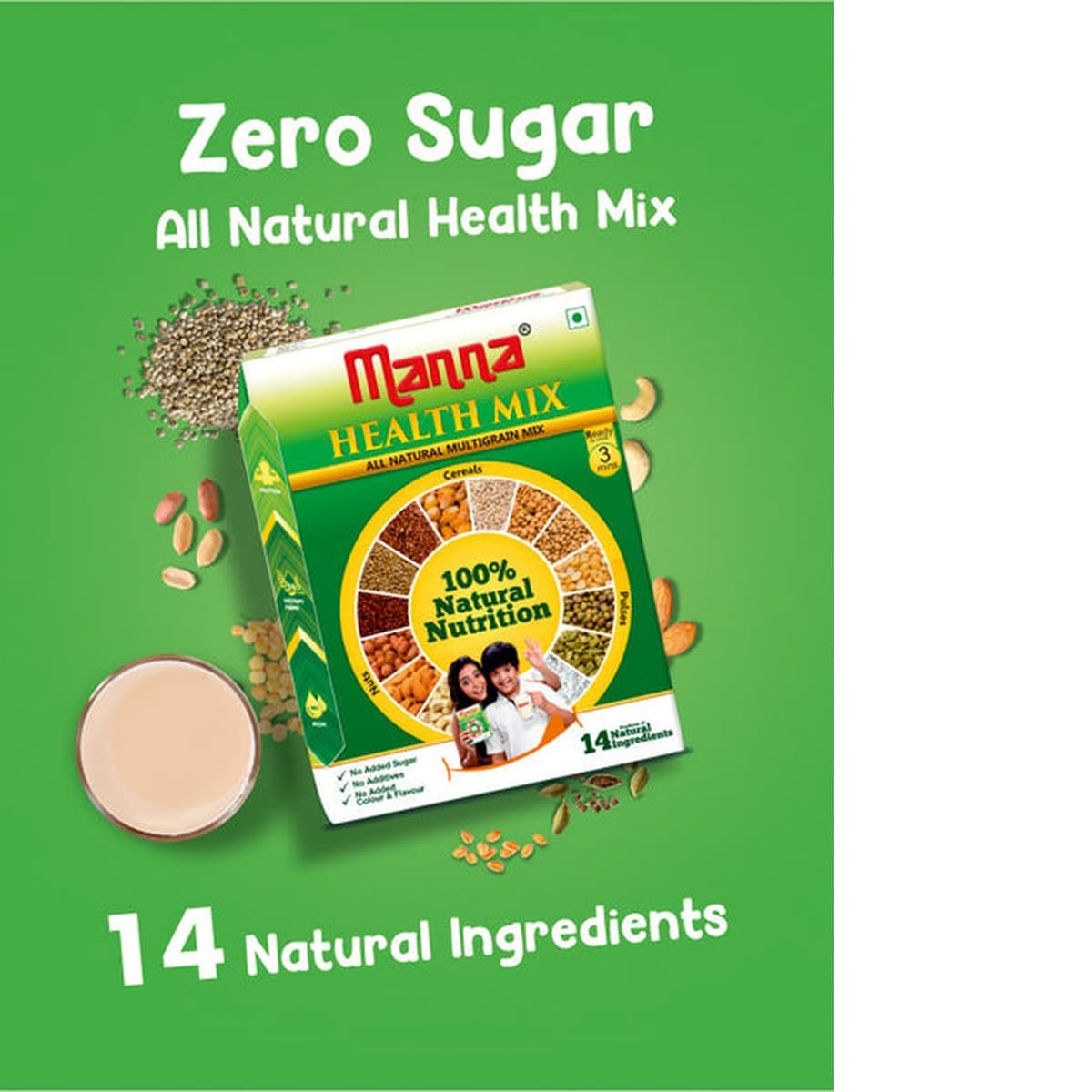 Health Mix Zero Sugar All Natural (14 Natural Ingredients)