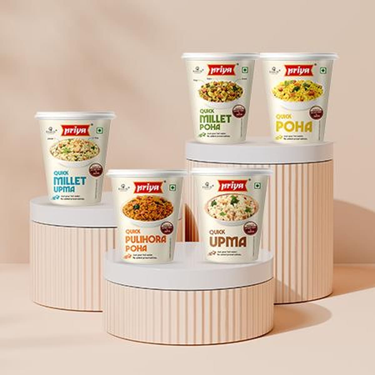 Quick Millet Poha/Upma/Pulihora Range (multiple items)