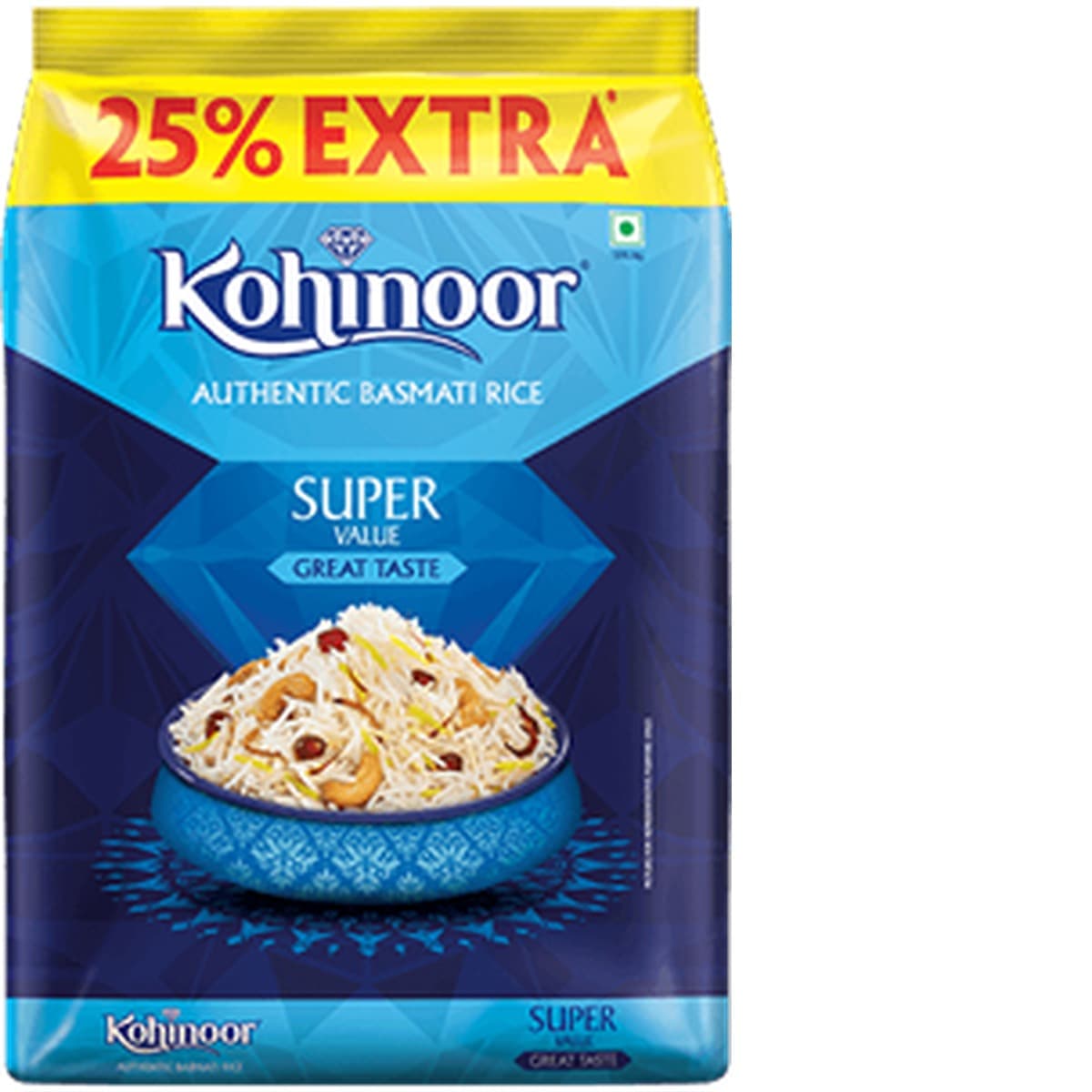 Authentic Basmati Rice Super Value (25% Extra)